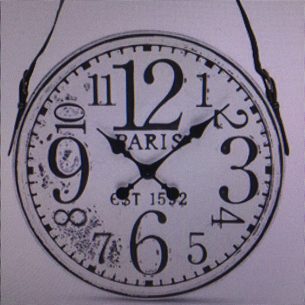 PARISIAN RUSTIC CLOCK - Picture 2 of 2